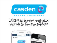 Tablet Screenshot of casden.fr
